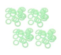 Alasum 150 pièces Anneaux Lumineux pour Piquets de Tente de Camping Vert Anneaux Fluorescents Durables et Compacts Accessoires Multifonctionnels pour Piquets Robustes Avertissement