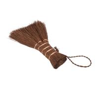 Alasum 1pc Mini Balai de Palmier Naturel Léger Cordon Suspendu Outil de Nettoyage Ménager pour Cérémonie de Thé et Usage Quotidien