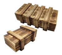 Alasum 2 Boîtes à Énigmes en Bois Éducatif pour Adolescents Boîte à Puzzle avec Compartiments Secrets Grand et Petit Format Jeu de Réflexion Stimulant Présent pour Garçon et Filles