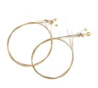 Alasum 2 Jeux de 7 Cordes Métalliques pour Harpe-lyre, Accessoires de Rechange pour Entretien et Réparation, Compatibles Harpe de Table, pour Amateurs et Débutants