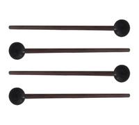 Alasum 2 paires Baguettes Tambour Langue Bois et Caoutchouc Maillets Percussion pour Tongue Drum Marimba et Xylophone Accessoires de Performance et Confortable