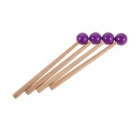 Alasum 2 Paires Maillets Bois pour Garçon Fille Mallets Percussion pour Xylophone Glockenspiel Marimba Maillets pour Jeux et Performances Musicales