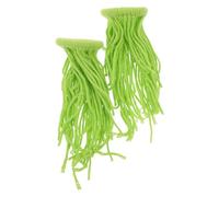 Alasum 2 Pièces Balais de Frai Réutilisables pour Aquarium Mop de Ponte Coton Imitation Herbes Aquatiques Collecteur Œufs Poissons pour Koi et Poissons Élevage Support Écologique pour