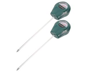 Alasum 2 Pièces Humidimètre de Sol Simple à Utiliser pour Plantes et Terre, Résistant aux Intempéries, en Métal et Plastique, pour Jardin Extérieur et Jardinières