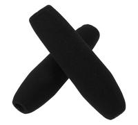 Alasum 2 pièces Lot de Protections Mousse pour Microphone Caméra Pare-brise Anti-vent Haute Densité Silence pour Interviews Extérieur