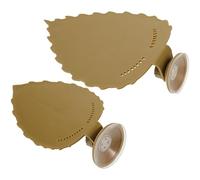 Alasum 2 pièces Plateforme pour Tortue Robuste et Décorative Support Escalade pour Aquarium et Terrarium Cachette Naturelle pour Tortues Terrestres et Aquatiques Accessoires pour