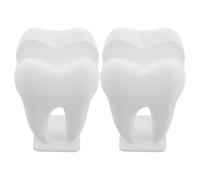 Alasum 2 Pièces Porte-cartes de Visite Dentaires de Dent, Blanc, Pla | Support D’exposition Minimaliste, pour Cartes de Visite, Bureau Dentaire, Facile à Nettoyer, Rangement Net