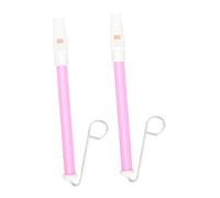 Alasum 2 pièces Slide Whistle Rose pour Garçon Fille Instrument Musical Amusant et Développement Musical Précoce Design Professionnel et Sécurisé