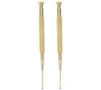 Alasum 2 Pièces Stylo D'acupression en Cuivre Léger pour Détecter les Points D'acupuncture Auriculaires, Outil Sûr et Précis pour Massage Ponctuel et Réflexologie