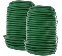 Alasum 2 Rouleaux Liens de Jardinage TPR et Fer pour Plantes Grimpantes et Branches Attaches Souples et Résistantes pour Vignes Arbustes et Fleurs Lot