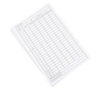 Alasum 20 Pièces Cartes de Score Papier Couché Carnet Portable et Résistant pour Accessoires Outil et Pratique pour Pointage Plein Air