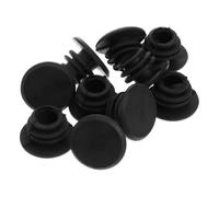 Alasum 20 Pièces Embouts de Guidon Vélo Bouchons de Guidon en Caoutchouc Noir pour Diamètre Intérieur 22mm Vélos de Montagne