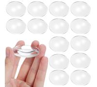 Alasum 20 Pièces Loupe Portable en Acrylique Diamètre 42mm Lentille Double Convexe Incassable pour Lecture et Bijoux Adaptée aux Seniors en e Sciences
