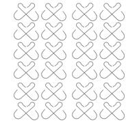 Alasum 200 Pièces Crochets de Décoration de Noël en Métal Noir, Compatibles Universellement, Fixation Sécurisée pour Couronnes et Guirlandes, pour Rangement et Accents Festifs Intérieurs