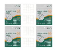 Alasum 200 Pièces Patchs Nasaux Correcteur de Nez Invisible, Bandes de Remodelage du Nez en Silicone, Forme Petit Haltère, Réutilisables, Ajustement, pour Pont Nasal et Narines, Usage