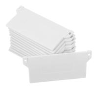 Alasum 20pièces Kit de Accèssoires Stores Verticaux Plaques de Lestage de Rechange pour Stores Baie Vitrée Réglables Poids de Rideaux Vertical pour Réparation