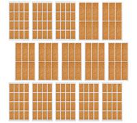 Alasum 24feuilles Étiquettes Liège Autocollantes Étanches pour Bouteilles et Aliments Vides Inscriptibles Main Résistant à Huile pour Maison École et Bureau