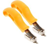 Alasum 2pièces Arrache-agrafes Robuste Outil de Tapissier avec Poignée Ergonomique Antidérapante Extracteur de Clous pour Ameublement Cadres et Meubles