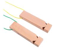 Alasum 2pièces Sifflet Bois Sifflet De Train Bois Jouet Musical Pour Garçon Fille à Peindre Soi-même Pour Fêtes Et Cadeaux