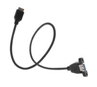 Alasum 3.0a Câble Adaptateur Interne USB Type-e vers USB pour Carte Mère avec Support De Panneau pour Extension De Données Informatique