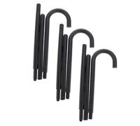 Alasum 3 Pièces Canne de Magicien Garçon Fille Béquille Danse Jazz Accessoire Costume Noir Sécurisée pour Fête et Cosplay