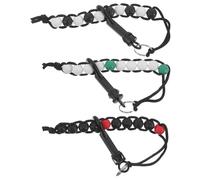 Alasum 3 Pièces Compteur de Coups de Golf avec Perles Écran Large et Clip Compteur de Score Portable pour Entraînement et Tournois Lot de Rouge Vert Noir