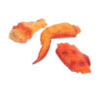 Alasum 3 Pièces Faux Poulet Simulé Légers et Compacts Imitation Cuisse et Aile Rôties Réalistes pour Décoration Cuisine Fêtes et Vitrines