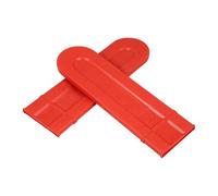 Alasum 3 Pièces Fourreau de Guide-chaîne de Tronçonneuse Carter de Chaîne de Tronçonneuse PE Rouge pour Guide-chaîne Protection Complète pour Travaux de Bûcheronnage Intensifs