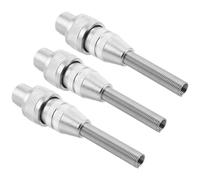 Alasum 3 Pièces Pin Xlr Female To Male Audio Adapter Low Noise Wired Mic Line Connector With Locking Structure For Mixer And Audio Interface
