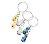 Alasum 3 pièces Porte-clés Miniatures de Boxe Métal Résistant Pendentif Réaliste pour Clés et Sacoche Accessoire Pratique pour Amateurs de Boxe et Fitness Lot