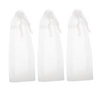 Alasum 3 Pièces Voiles de Mariée pour Poupée Tulle Léger et Remplaçable Accessoires Miniatures Compatibles avec Divers Modèles Coiffes Élégantes pour Photographies et Costumes de Mariage