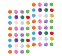 Alasum 300 Pièces Lot de Boules à Pompons Douces pour Chatons Jouets Interactifs Résistants Assortiment Coloré pour Jeu Intérieur et Stimulation Active des Chats