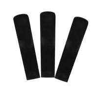 Alasum 3pcs Anches en Résine pour Saxophone Ténor Basse B, Accessoires de Réparation, Son Pur et Clair, Convient aux Débutants, Couleur Noir