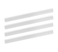 Alasum 4 Pièces Bandes de Bord de Pelle à Poussière en Caoutchouc Léger, Remplacement Souple pour Outils de Nettoyage, Protection pour Usage Domestique