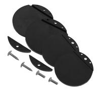 Alasum 4 Pièces Lot de Clapets de Vidange pour Bateau Étanches Caoutchouc Kit de Réparation Anti-Fuite pour Kayak et Yacht Joints Résistants Corrosion Valves de Drainage