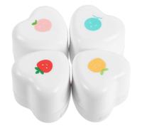 Alasum 4 Pièces Soin Lèvres Fruité Hydratant et Compact 5,8g Finition Éclatante, Parfum Fraise, Melon, Pêche et Pamplemousse, pour Activités en Plein Air
