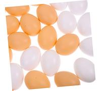 Alasum 40pièces Plastique pour Pâques Factices à Peindre pour Activités Manuelles Et Décoration Festive Jouets Éducatifs