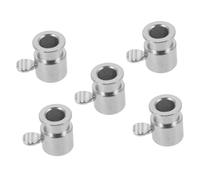 Alasum 5 Pièces Accessoire Rôtisserie Boulons Robustes pour Broche Barbecue Douilles Résistantes Chaleur Support Limiteur pour Tourne-Broche Compatible Gaz et Grillades Extérieur
