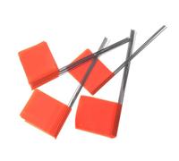 Alasum 50 Pièces Drapeaux de Marquage Jardin Orange Marqueurs Irrigation pour Pelouse et Projets de Terrassement Indicateurs pour Arrosage Clôture Invisible et Travaux Extérieurs