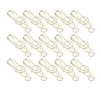 Alasum 50 Trombone Décoratif en Acier Carbone Or Forme Note de Musique, Clips Créatifs pour Cahier de Musique et Organisation de Documents au Bureau