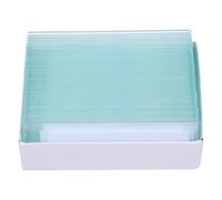 Alasum 50pièces Lames de Verre pour Microscope Aquatiques Lames Microscope Verre Single Concave pour Laboratoire Observations Simplifiées Laboratoire