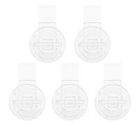 Alasum 5pièces Verrou à Bascule Acrylique Transparent pour Boîte Bois Fermoir Boîte Bois Loquet Mini Fermeture Sûre