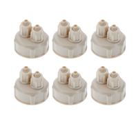 Alasum 6 Bouchons à Vis Rapides Co2 pour Installation Co2 Pack de 6 Pièces Accessoires Réacteur Dioxyde de Carbone, Plastique Abs, Facile à Utiliser pour Bouteilles