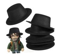 Alasum 6 Pièces Chapeaux Décoratifs pour Poupées DIY Chapeaux pour Poupées Clowns Accessoires pour Décoration