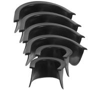 Alasum 6 pièces Doublures de Poche Billard Protection Trou Billard Accessoires Snooker Facile à Installer Nettoyer Améliore la Précision des Tirs