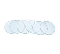 Alasum 6 Pièces Lentille Optique Outil Polyvalent pour en Verre Loupe Double Convexe et Concave et pour Expériences Scientifiques Apprentissage à Domicile