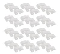 Alasum 80 Pièces Clips de Fixation pour Grillage Rigide sans Outils Connecteurs pour Assemblage Rapide Étagères Métalliques Armoires Cages et Meubles de Rangement Modularisés