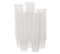 Alasum 80 Pièces Hydroponic Pots Mesh Basket for Soilless Planting Lightweight Net Cups for Indoor Garden Root Visibility and Space-Saving Design and Flowers