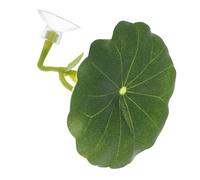 Alasum Accessoire pour Aquarium de Lotus Artificielle Multifonction pour Betta Lit et Cachette Réaliste pour Poisson