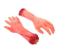 Alasum Accessoires Mains Cassées en PVC et Vinyle 2 Pièces Décorations Effrayantes pour Halloween la Cuisine Salle de Bain Accessoires de Farce Réalistes